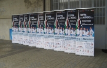 coppa mondo roll up banner espositore pubblicitario allestimenti
