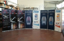 roll up banner espositore pubblicitario allestimenti