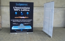 bodyzone roll up banner espositore pubblicitario allestimenti