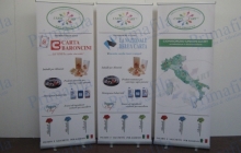 union roll up banner espositore pubblicitario allestimenti